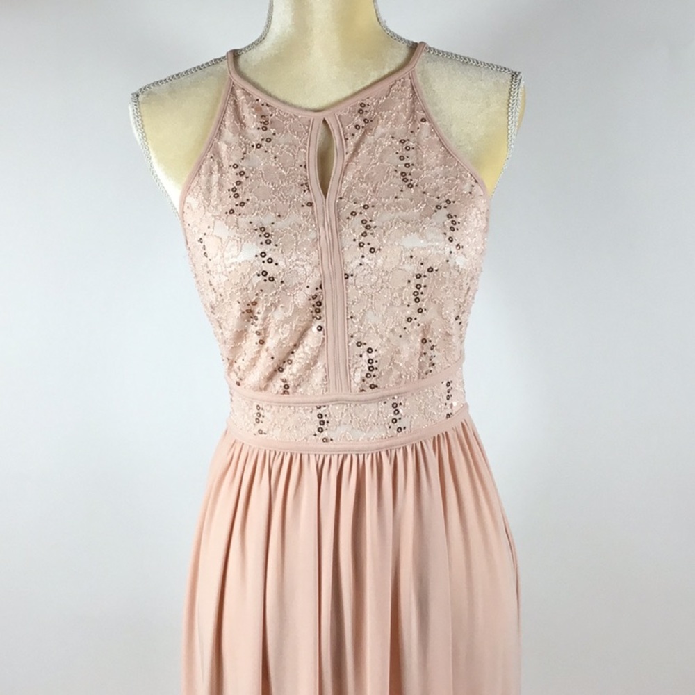 DAVIDS BRIDAL SEQUIN DRESS